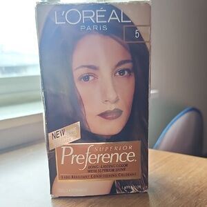 🌞 5 For $25 L'Oreal Superior Preference Hair Color - Shade 5 Brown Vintage